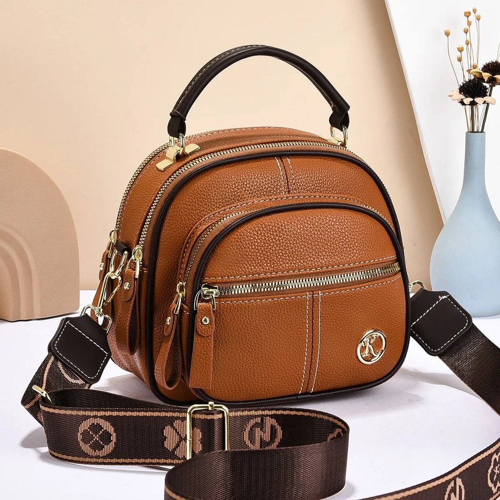 Bolso Femenino Auréva – Elegancia Premium en Cuero PU con Correa de Hombro y Bandolera