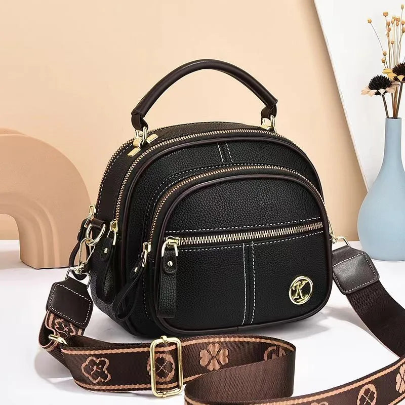 Bolso Femenino Auréva – Elegancia Premium en Cuero PU con Correa de Hombro y Bandolera