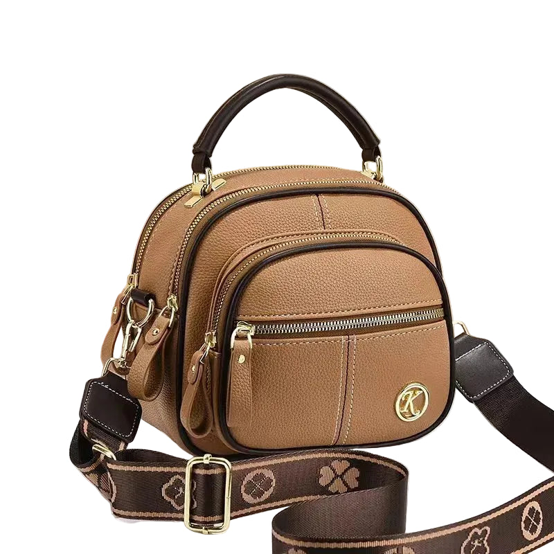 Bolso Femenino Auréva – Elegancia Premium en Cuero PU con Correa de Hombro y Bandolera