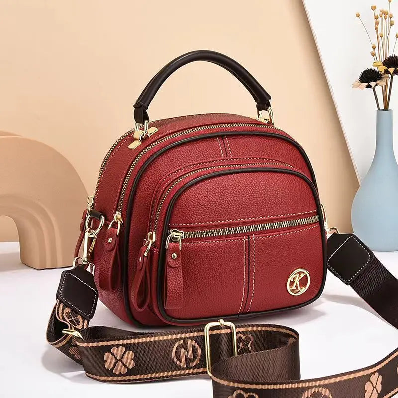 Bolso Femenino Auréva – Elegancia Premium en Cuero PU con Correa de Hombro y Bandolera